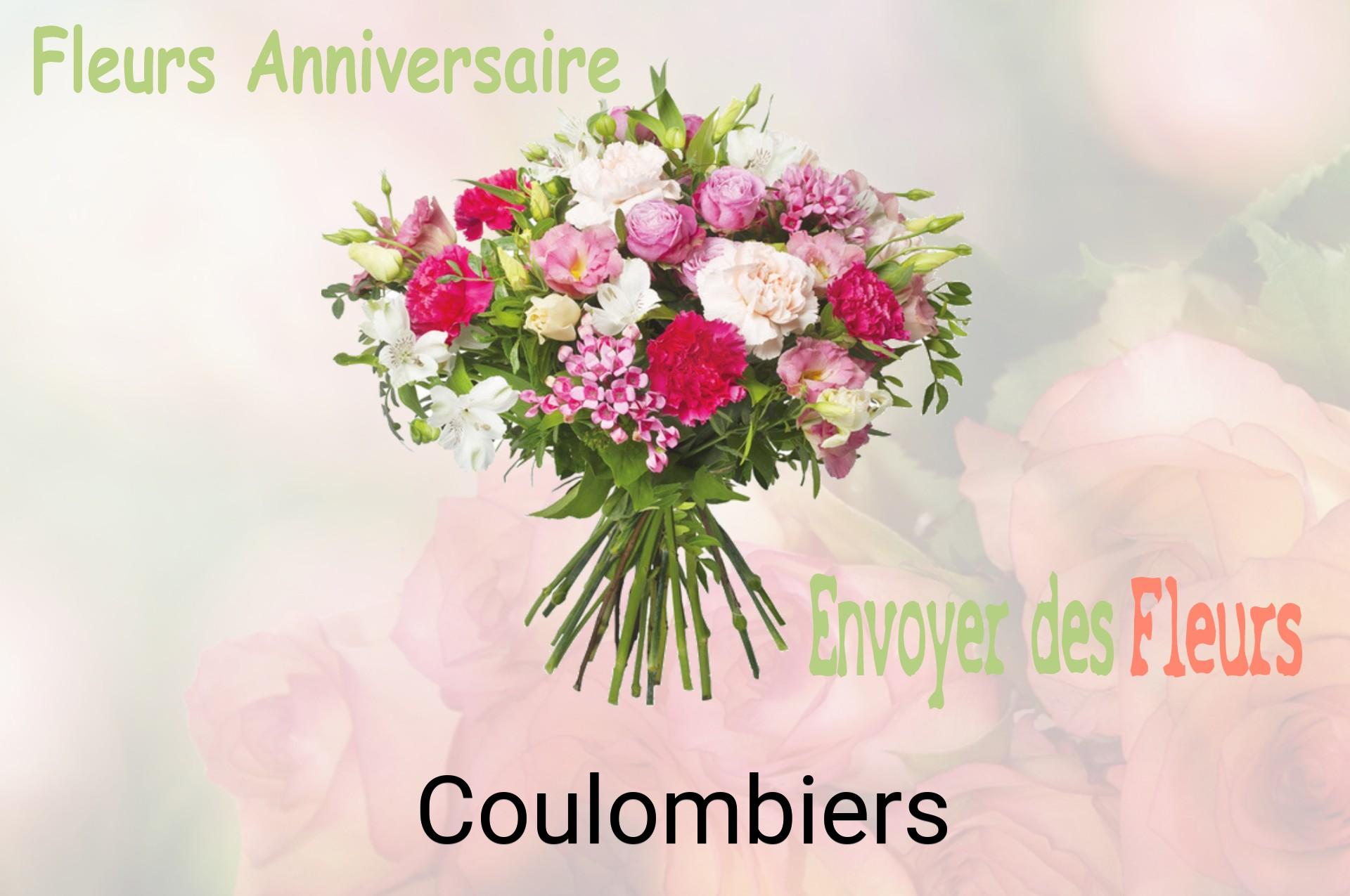 Bouquet de fleurs d’anniversaire livré à Coulombiers